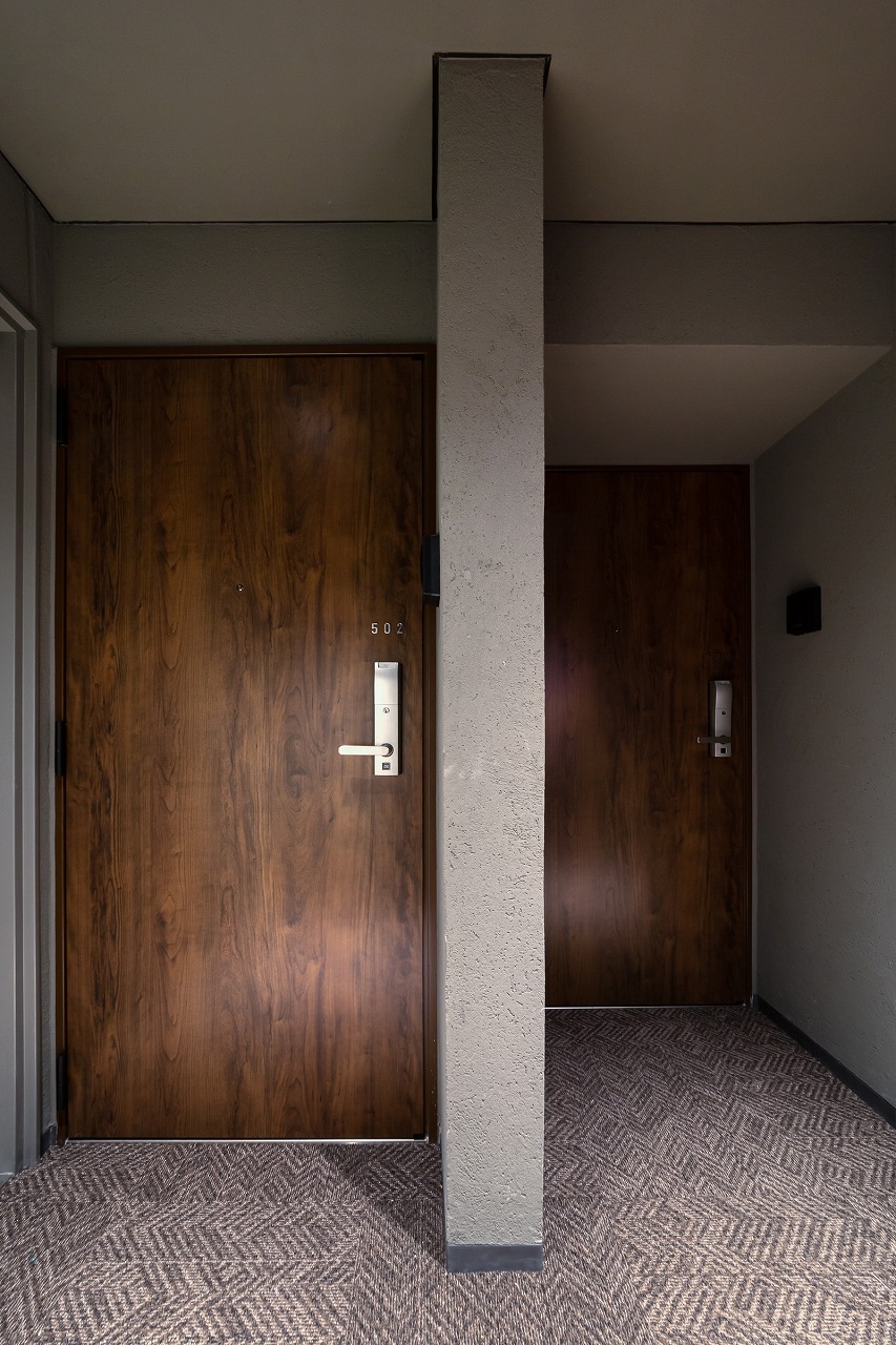 ホテルライクな共用廊下